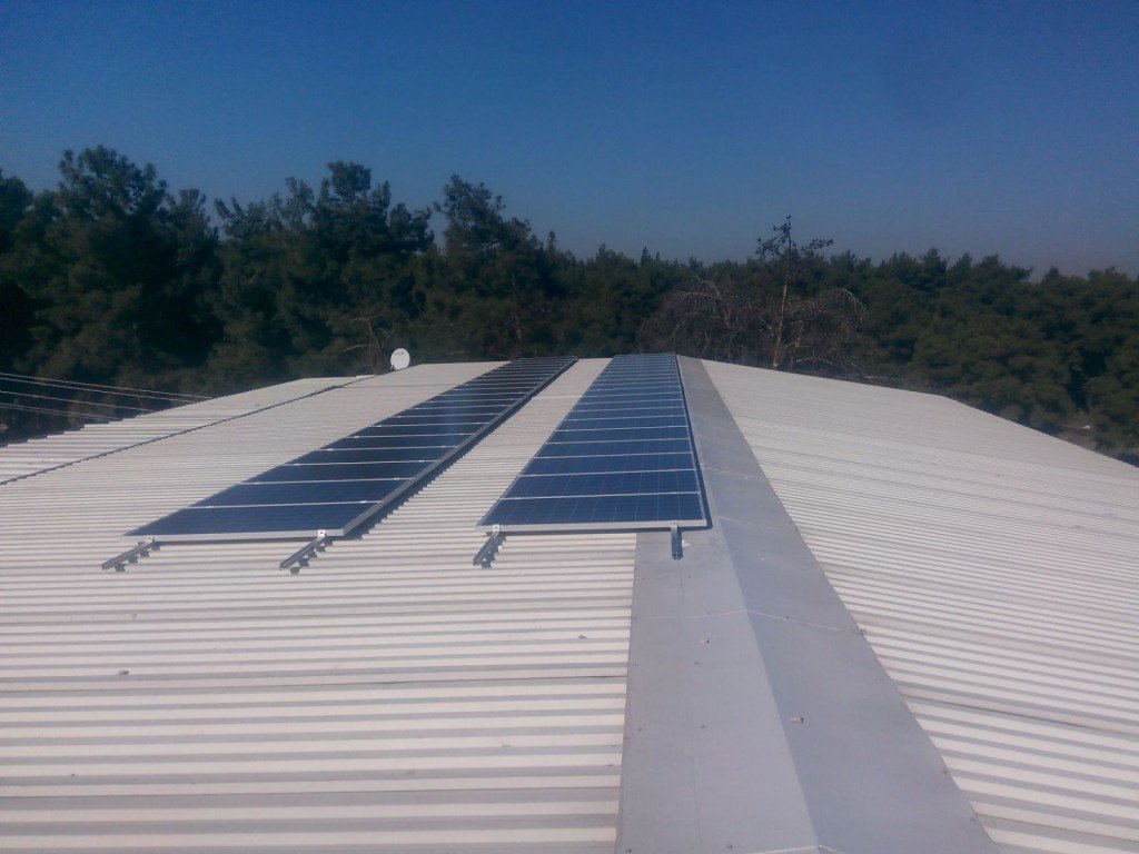 Solar Power Plant Rooftop Installation